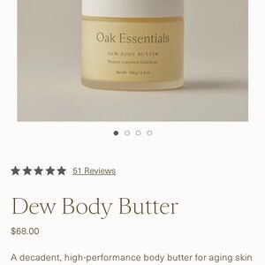 NWT Essentials Dew Body Butter - OAK ESSENTIALS